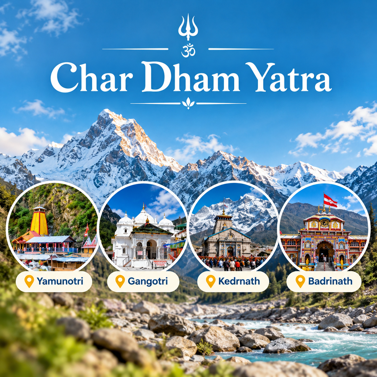 Char Dham by Helicopter