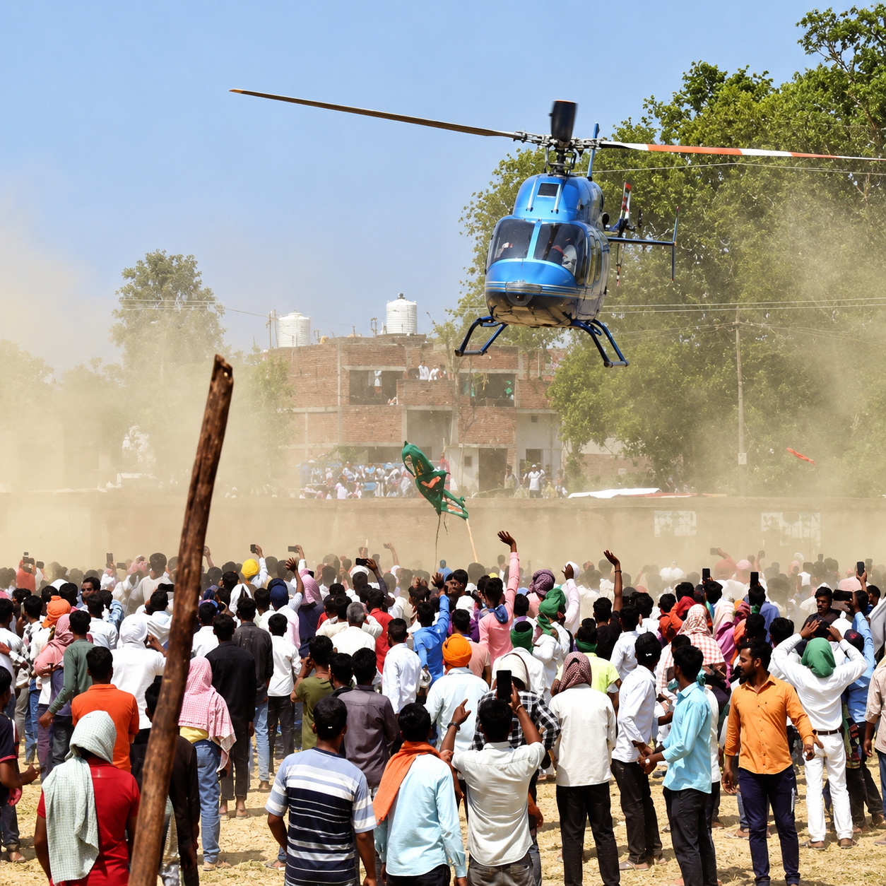 Safar Air Political Campaign Helicopter